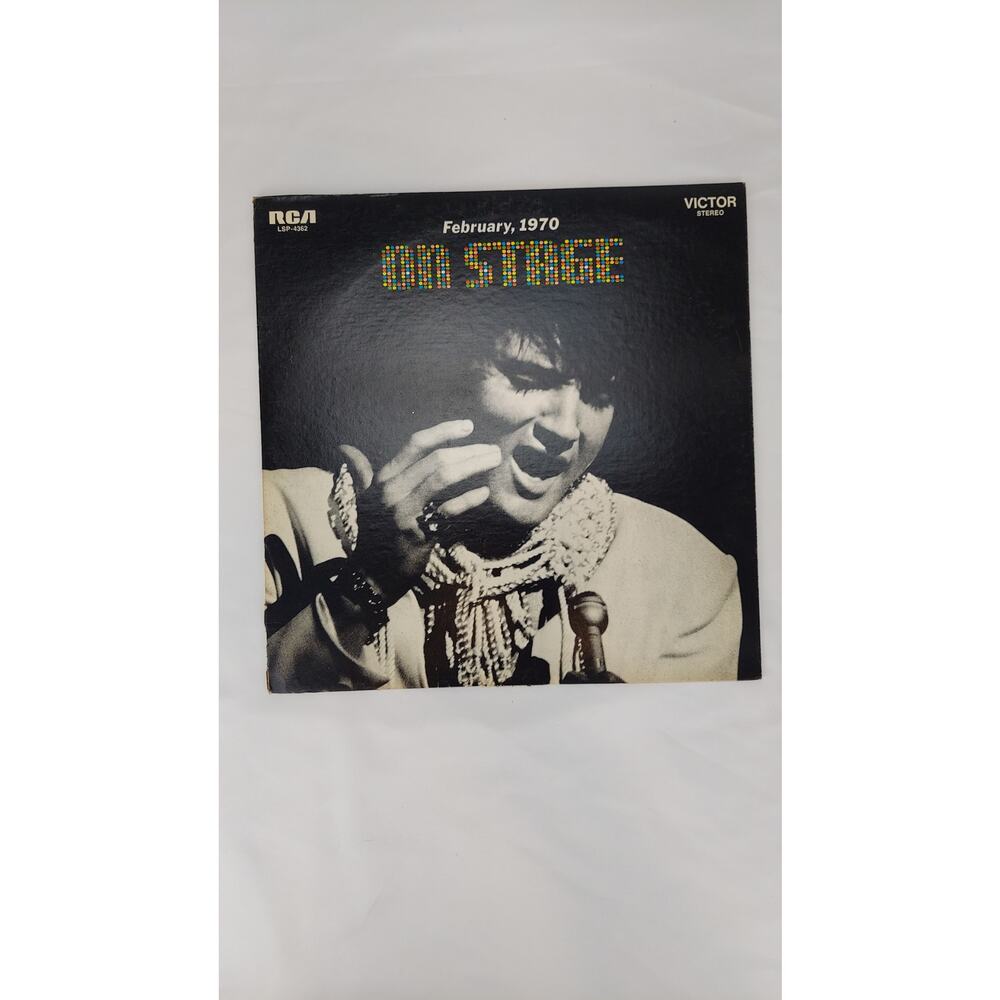 Elvis Presley On Stage February, 1970 RCA Victor LSP-4362 Stereo Vinyl